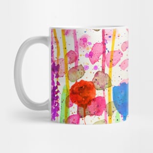 Summer meadow watercolor painting Mug